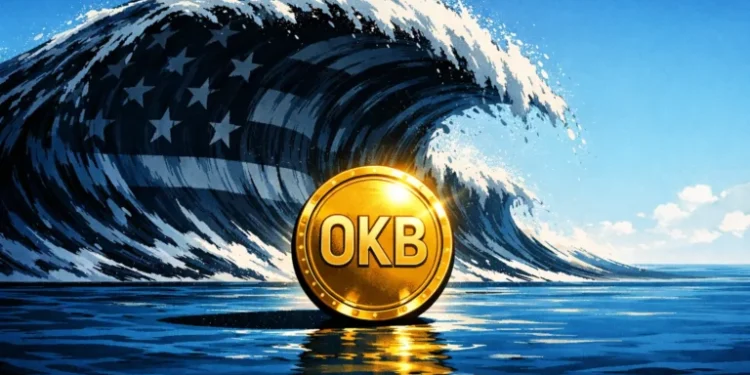 OKX获ICE战略投资估值250亿美元！OKB短时暴涨50%突破120美元