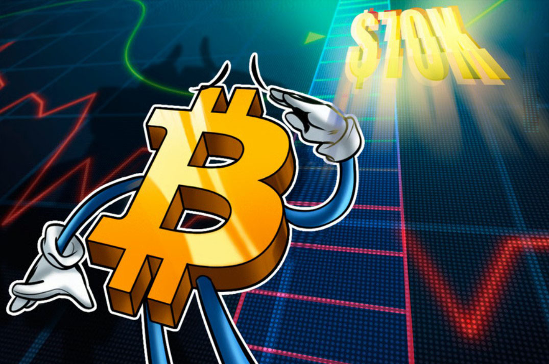 比特币(BTC):关键支撑位或现回归态势,周收盘价有望突破7万美元关口